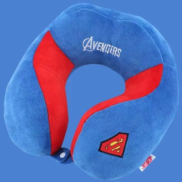 Avengers Neck Pillow for Travel U shaped Comfortable Filled with Full of Cotton - Random colors - Wtick Shop